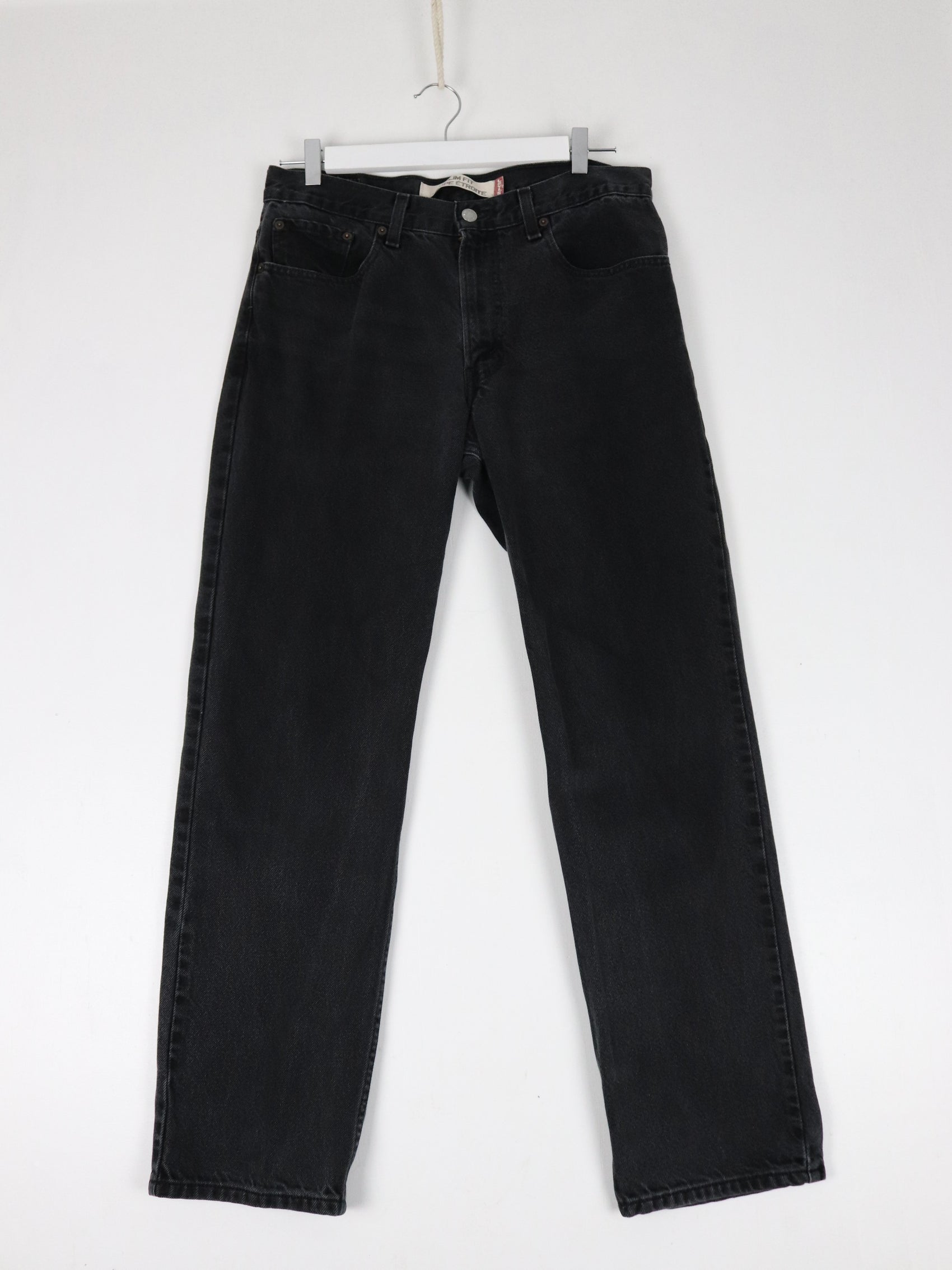 Levi's Pants Fits Mens 32 x 30 Black Denim Jeans Slim Fit