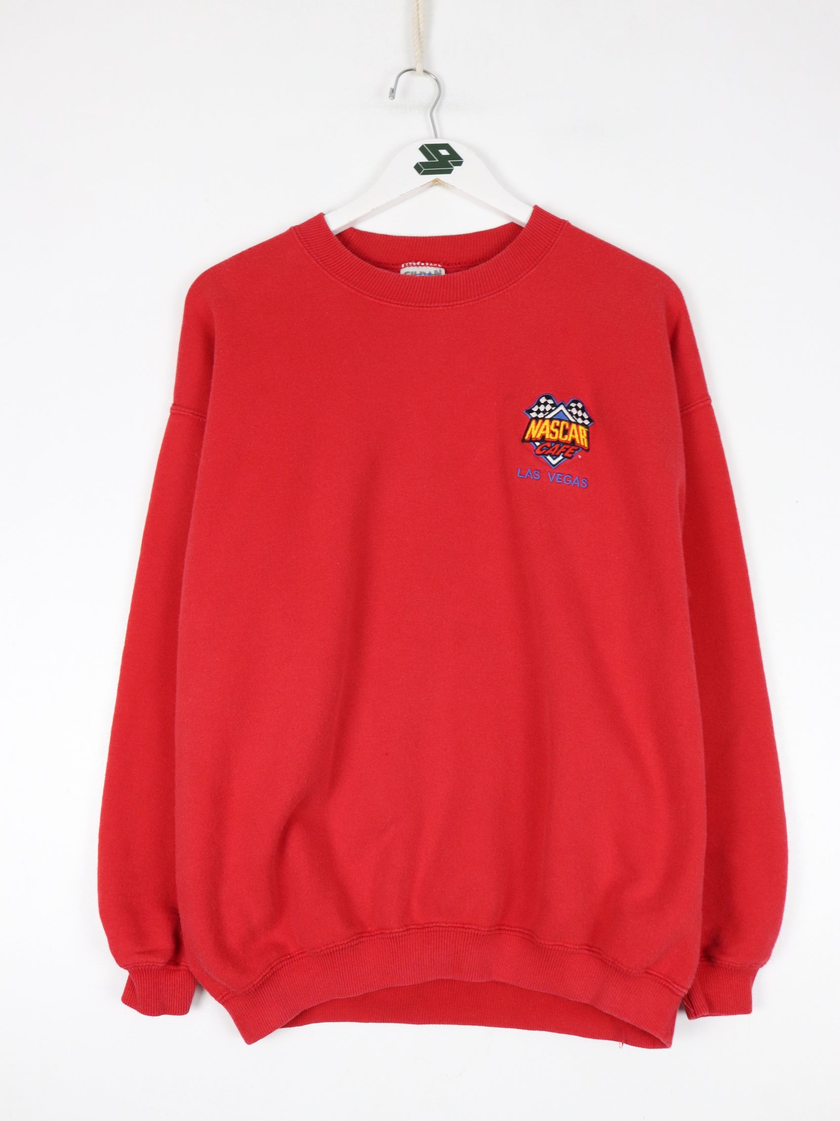 Vintage Nascar Cafe Sweatshirt Fits Mens Medium Red 90s