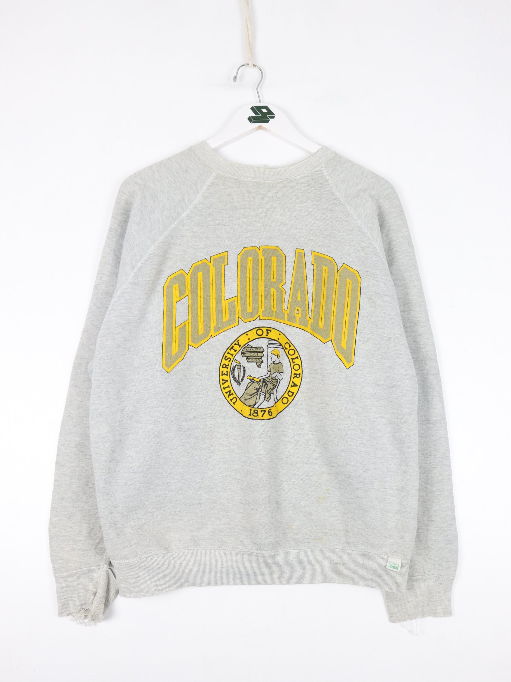Vintage University of Colorado Sweatshirt Mens Large Grey College
