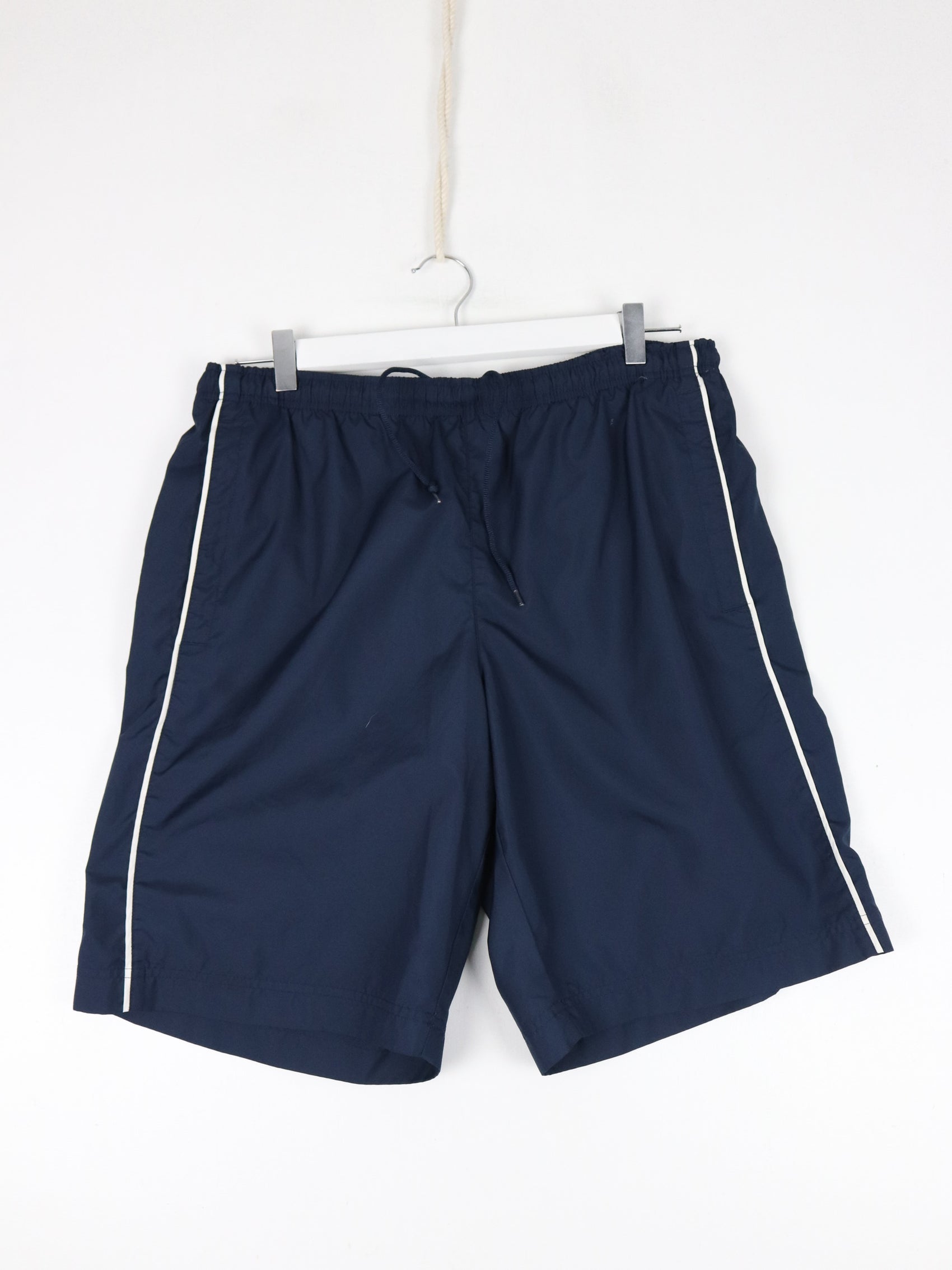 Vintage Nike Swim Trunks Mens Medium Blue Swoosh Shorts
