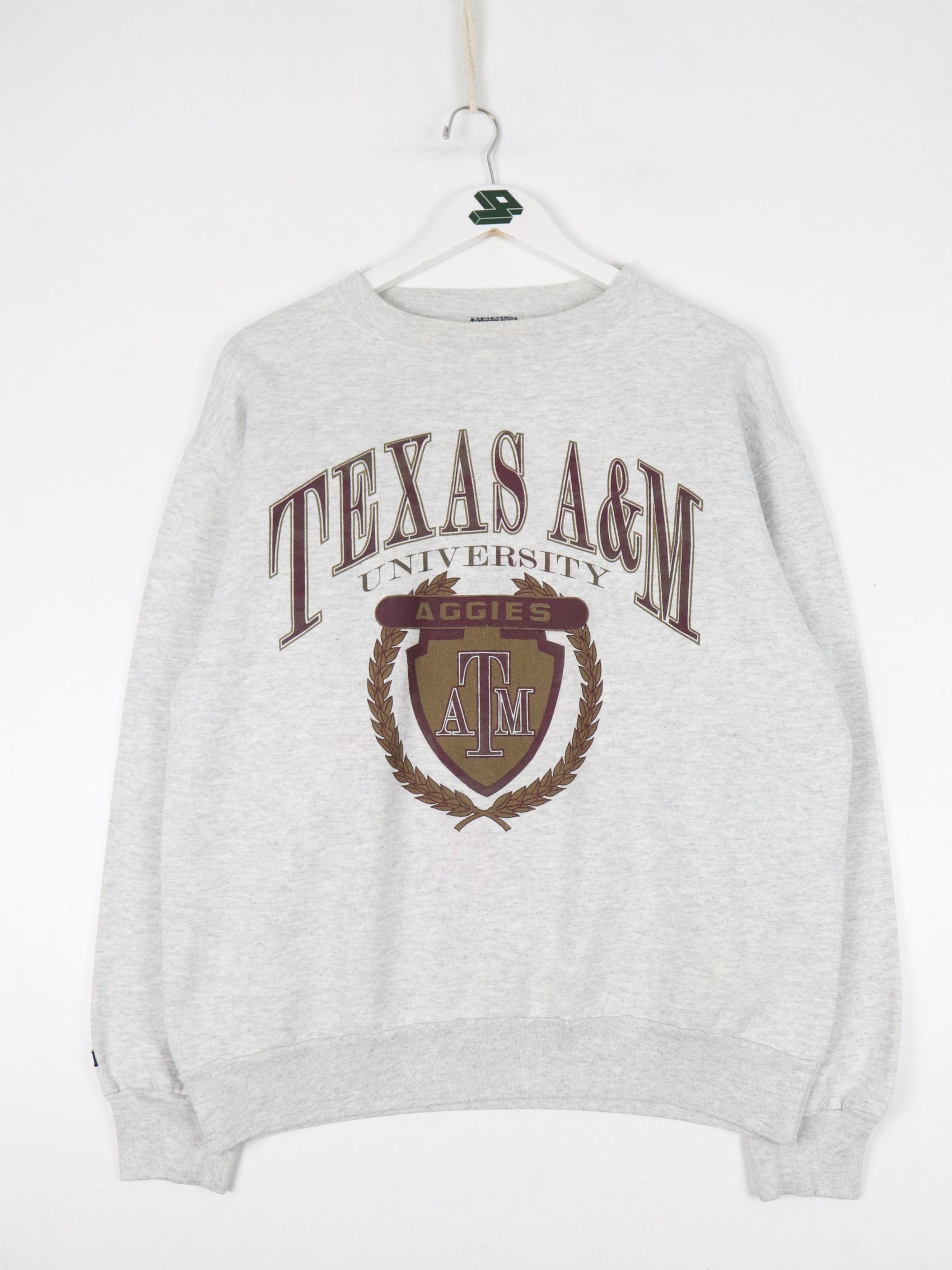 Vintage Texas A & M Sweatshirt Fits Mens Medium Grey College