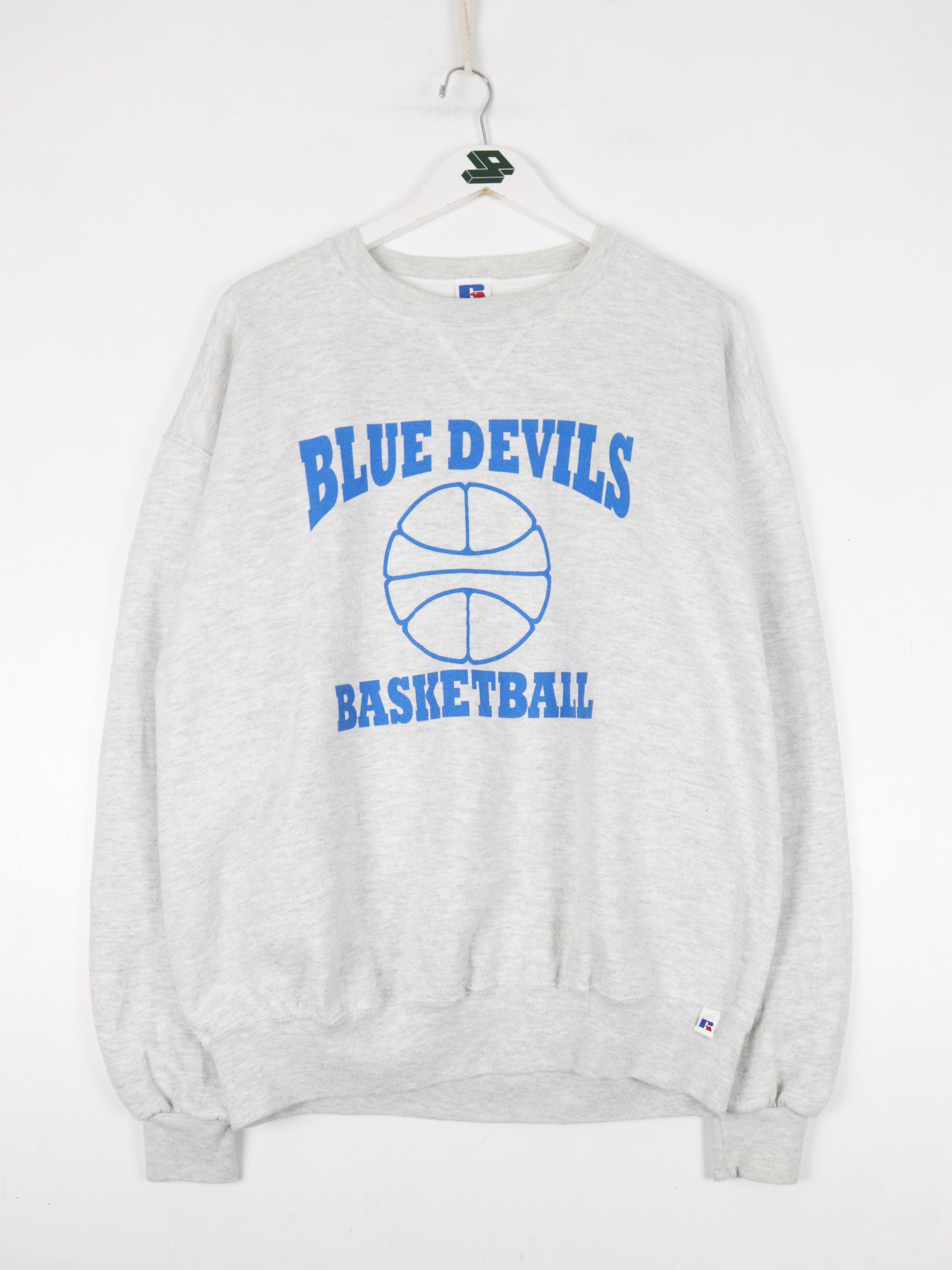 Vintage Duke Blue Devils Sweatshirt Fits Mens Large Grey College Basketball