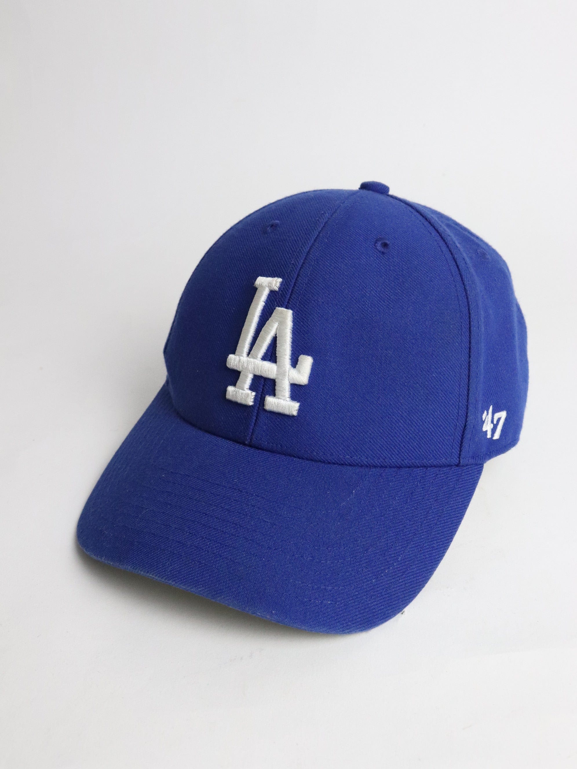 Los Angeles Dodgers Hat Cap Blue Strap Back 47 Brand MLB
