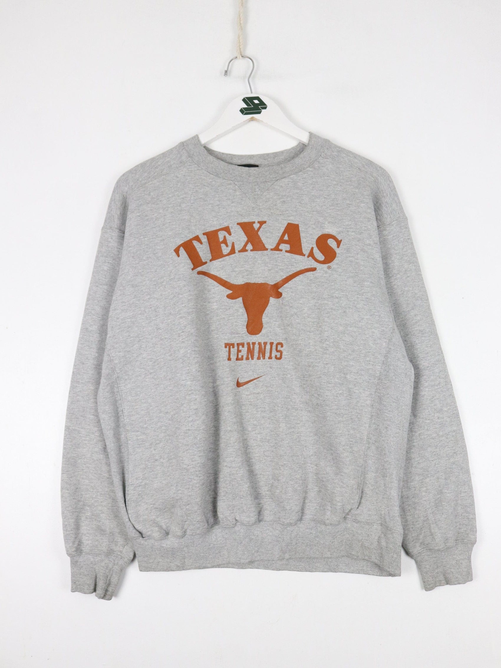 Nike Sweatshirts & Hoodies Vintage Texas Longhorns Tennis Sweatshirt Mens Small Grey Nike