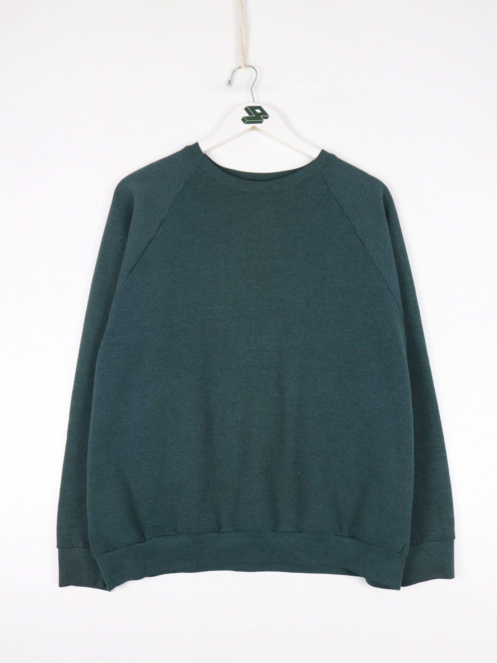 Other Sweatshirts & Hoodies Vintage Fruit of the Loom Sweatshirt Fits Mens Large Green Blank