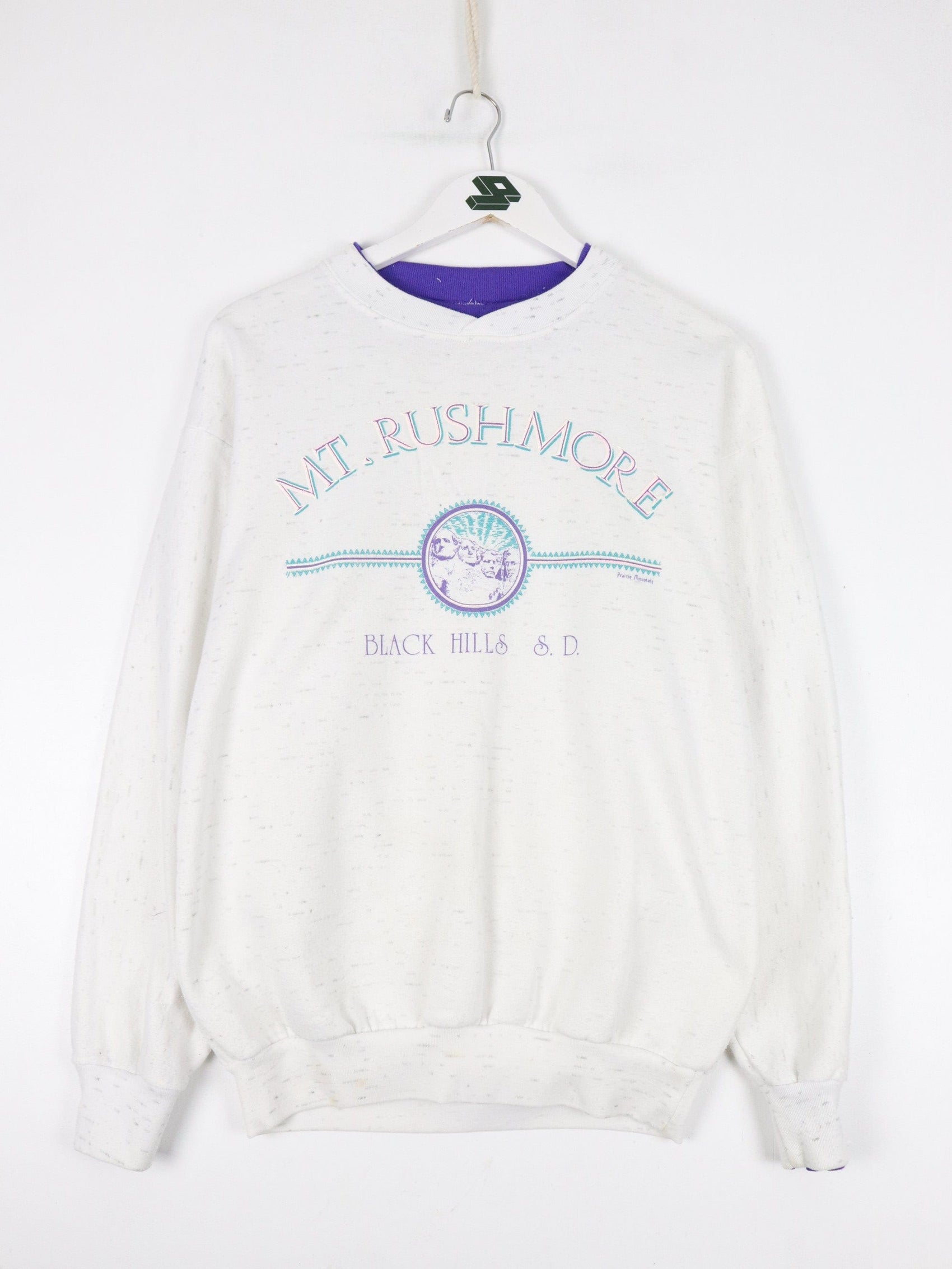 Other Sweatshirts & Hoodies Vintage Mt. Rushmore Sweatshirt Mens Medium White 90s