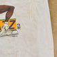 Vintage 1980s Karl Malone Utah Jazz NBA Caricature T-Shirt Mens S