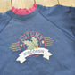 Vintage 1990s Double Collar Wisconsin Autumn Embroidered Crewneck Sweatshirt Men's L
