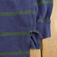 Vintage 1990s Polo Ralph Lauren Striped Long Sleeve Rugby Shirt Men's L