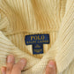 Vintage 2000s Polo Ralph Lauren Knit Shawl Collar Sweater Youth XL