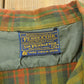 Vintage 1970s Sir Pendleton Wool Flannel Board Shirt Men's M / Loop Collar True Vintage / 70s Plaid Tartan / Made in USA
