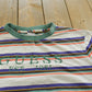 Vintage Y2K Guess Striped T-Shirt Womens 2XL