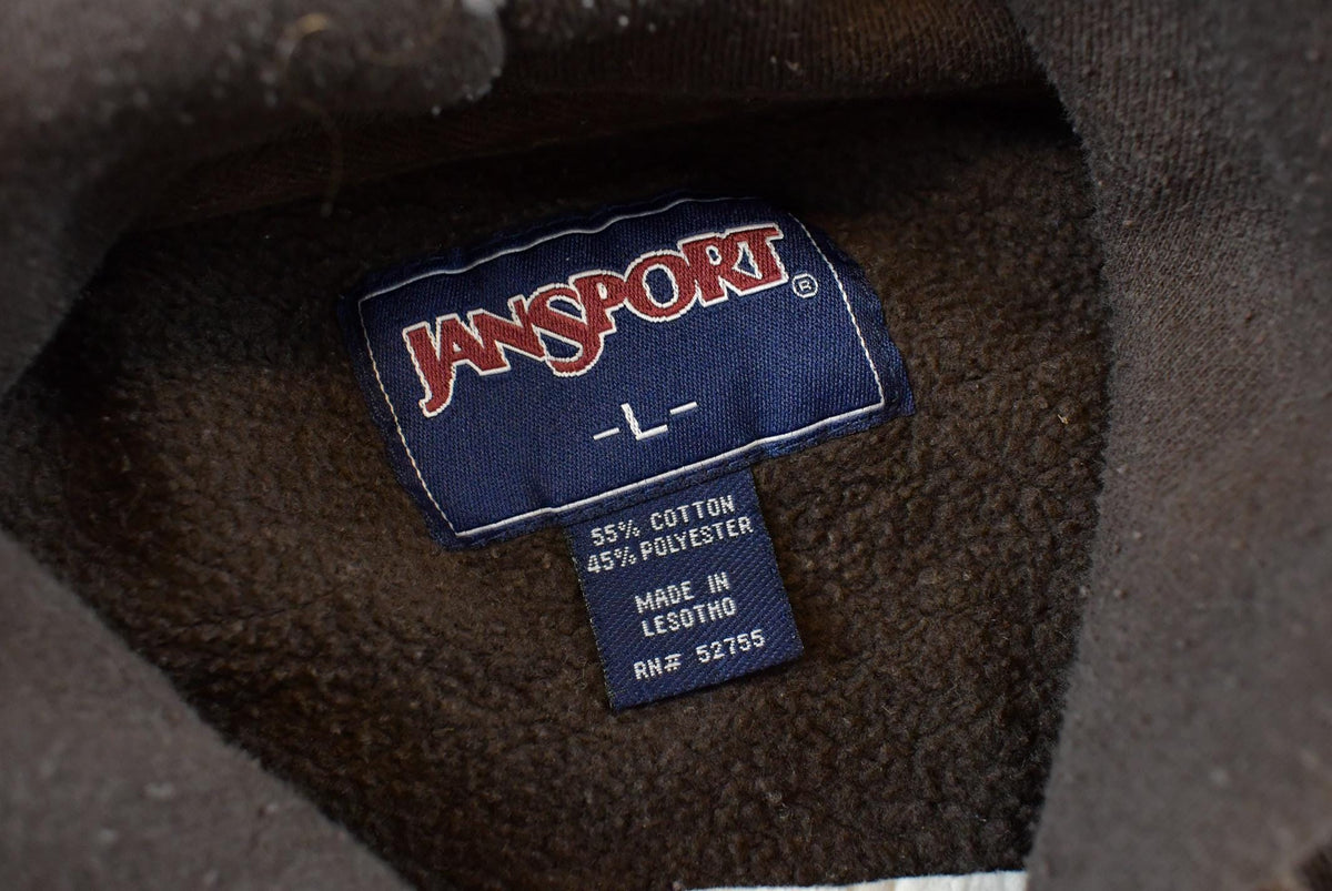 Vintage 1990s Jansport University Of Wyoming Collegiate Cowboys Hoodie Sweatshirt Men's L