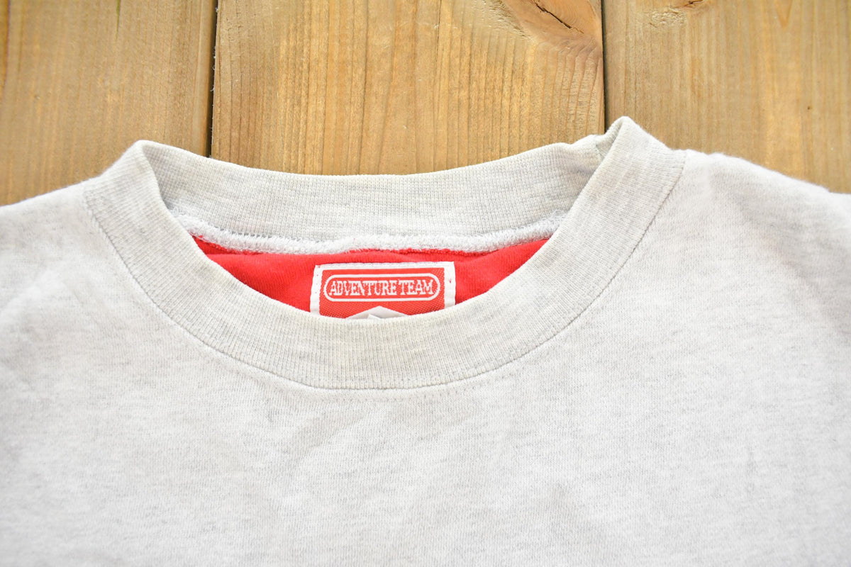 Vintage 1990s Marlboro Embroidered Lizard Logo Promotional Crewneck Sweatshirt Men's L