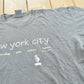 Vintage 1999 New York City Neighbourhood Graphic Souvenir Travel T-Shirt Mens 2XL