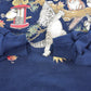 Vintage 1990s Morning Sun Cute Cat and Squirrel Graphic Crewneck Sweatshirt Women's L