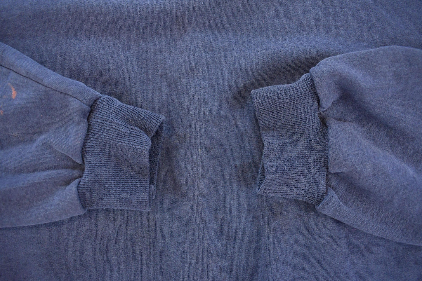 Vintage 1990s Blank Navy Blue Raglan Crewneck Sweatshirt Men's 2XL