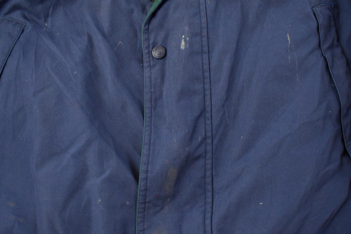 Vintage 1990s Eddie Bauer Ridgeline Goose Down Hooded Jacket Men's 2XL Tall