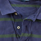 Vintage 1990s Polo Ralph Lauren Striped Long Sleeve Rugby Shirt Men's L