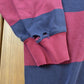 Vintage 1990s Nautica Striped Rugby Long Sleeve Polo Shirt Men's XL