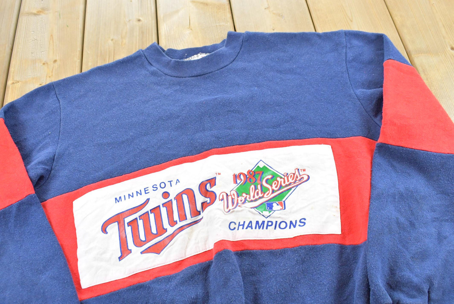 Vintage 1987 Minnesota Twins World Series Champions Sweatshirt Men's M