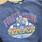 Vintage 1990s Fourth and Growl Football Crewneck Sweatshirt Youth S