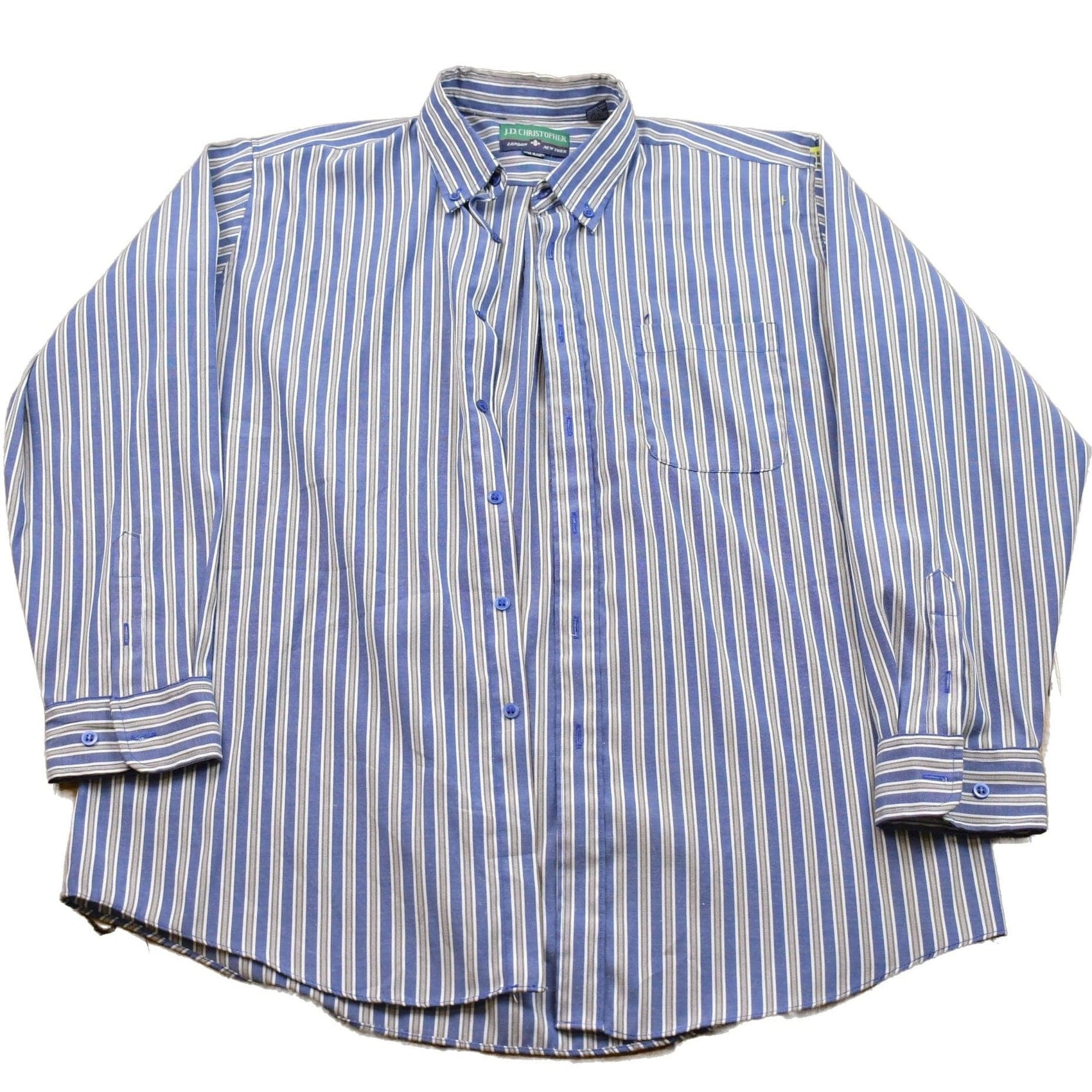 Vintage 1990s J.D Cristopher Button Up Dress Shirt Men's XL