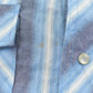 Vintage 1990s Wrangler Western Shirts Striped Pearl Snap Short Sleeve Button Up Shirt Mens 4XL