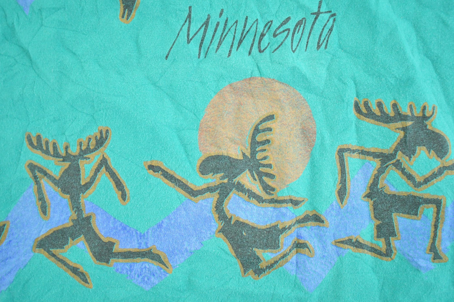 Vintage 1990s Minnesota Outdoors Crew Neck Sleep Shirt Women's XXL