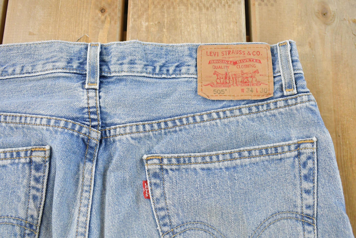 Vintage 2000s Levi's 505 Regular Fit Denim Jeans Men's 32 x 29