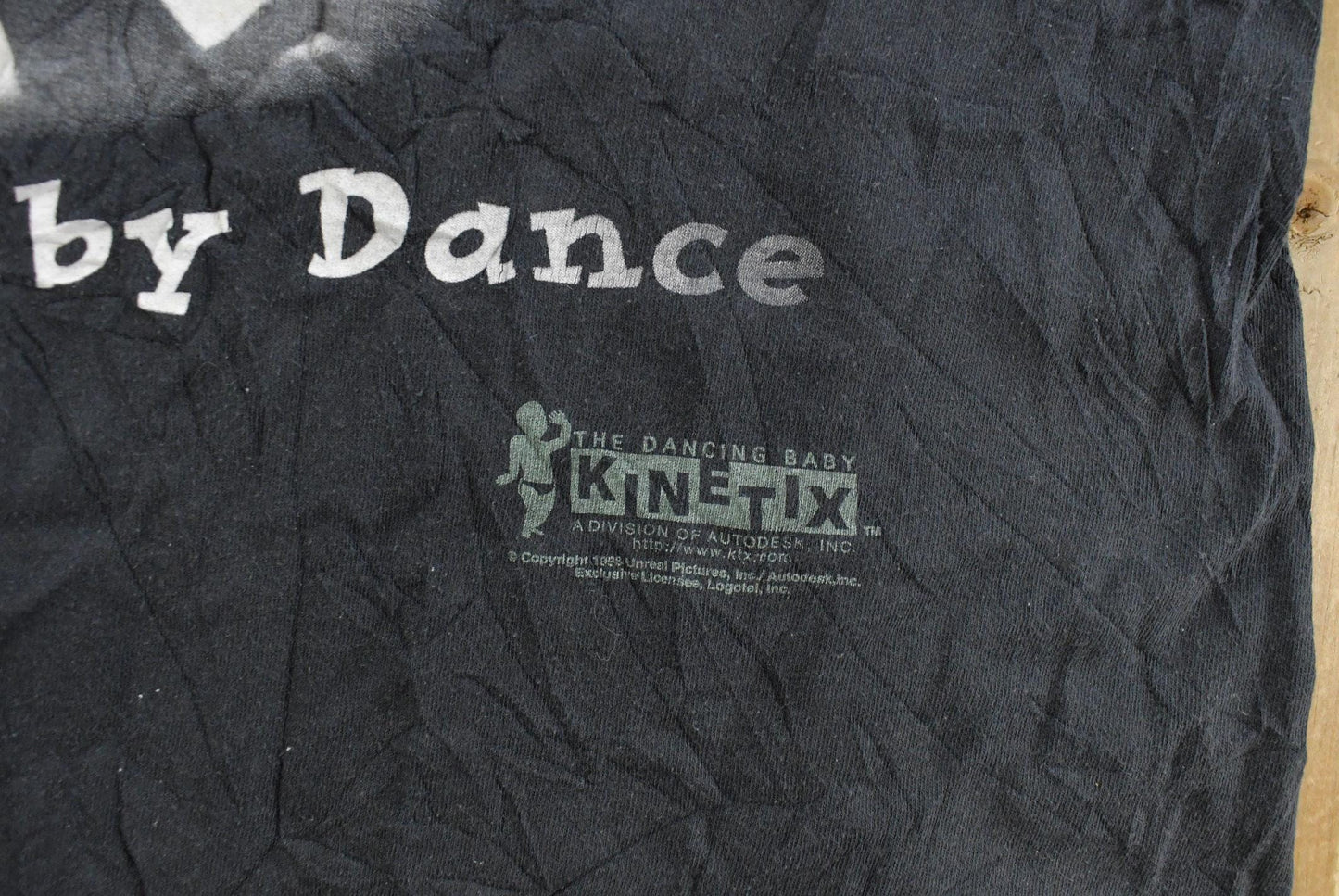 Vintage 1990s Kinetix Dancing Baby Graphic T-Shirt Men's L