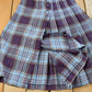 Vintage 1980s Bonda Wool Tartan Plaid Skirt Women's 28