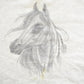 Vintage 1990s Horse Sketch Illustration Crewneck Sweatshirt Men's XL