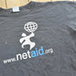 Vintage 1990s Netaid.org Charity Concert T-Shirt Mens XL