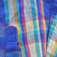 Vintage 1990s Mighty-Mac Plaid Flannel Button Up Shirt Men's XL