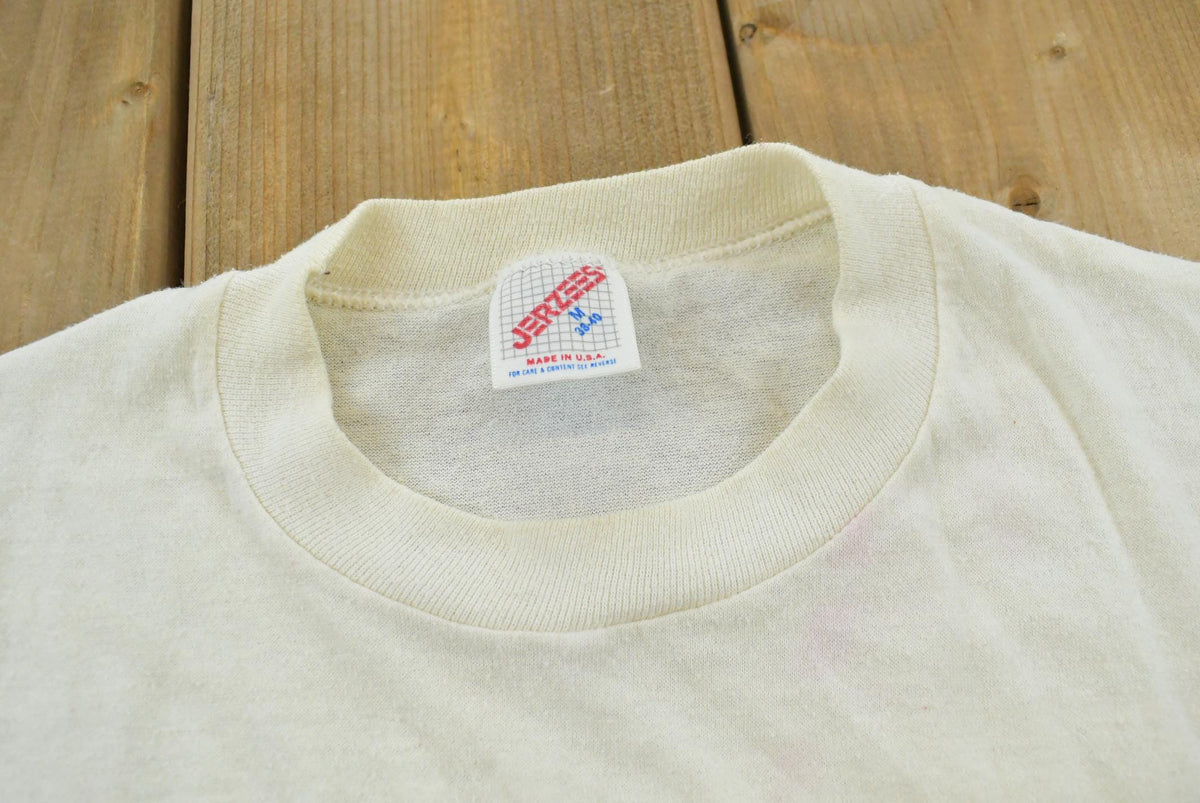 Vintage 1980s Lewisville Fighting Farmers High School Souvenir T-Shirt Men's S