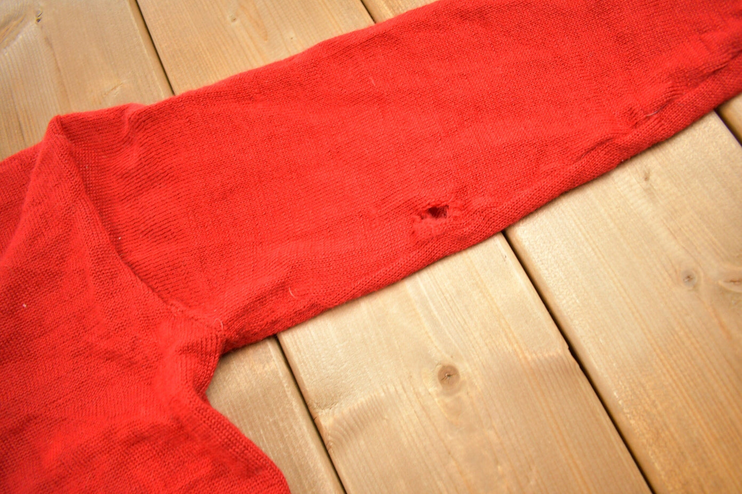 Vintage 1944 Embroidered Collegiate Knit Cardigan Sweater Men's S