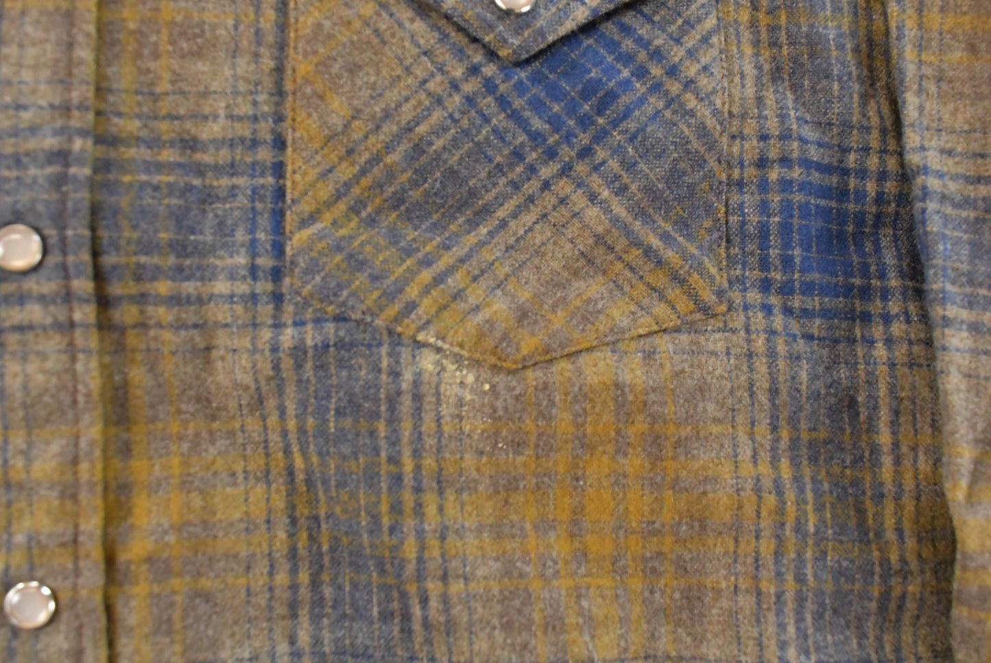 Vintage 1990s Pendleton Wool Flannel Button Up Canyon Shirt Men's M