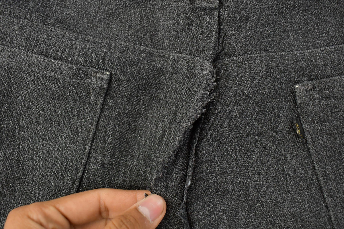 Vintage 1970s Levi's Slacks Pleated Flare Bell Bottom Pants Men's 34 x 28