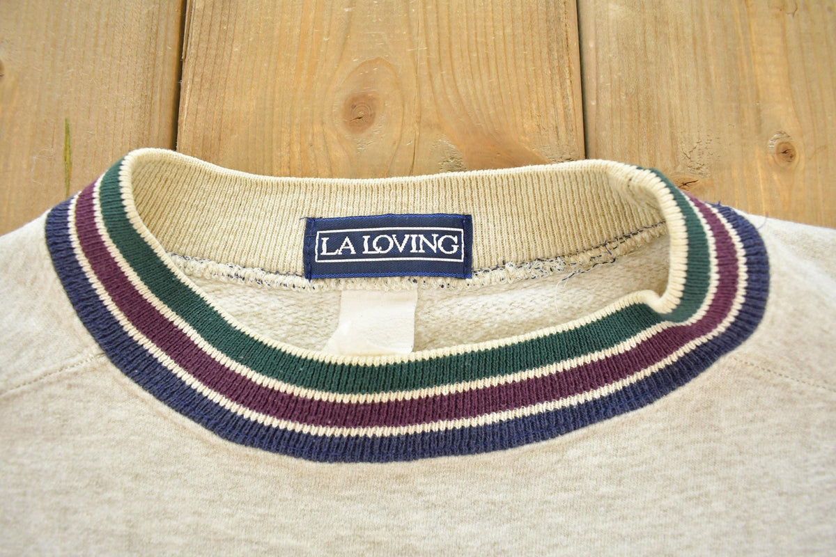 Vintage 1990s Pebble Beach Embroidered Travel Crewneck Sweatshirt Men's L