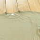 Vintage 1990s Blank Olive Green T-Shirt Men's L