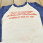 Vintage 1980 Head East Live World Tour Raglan Band T-Shirt Mens S