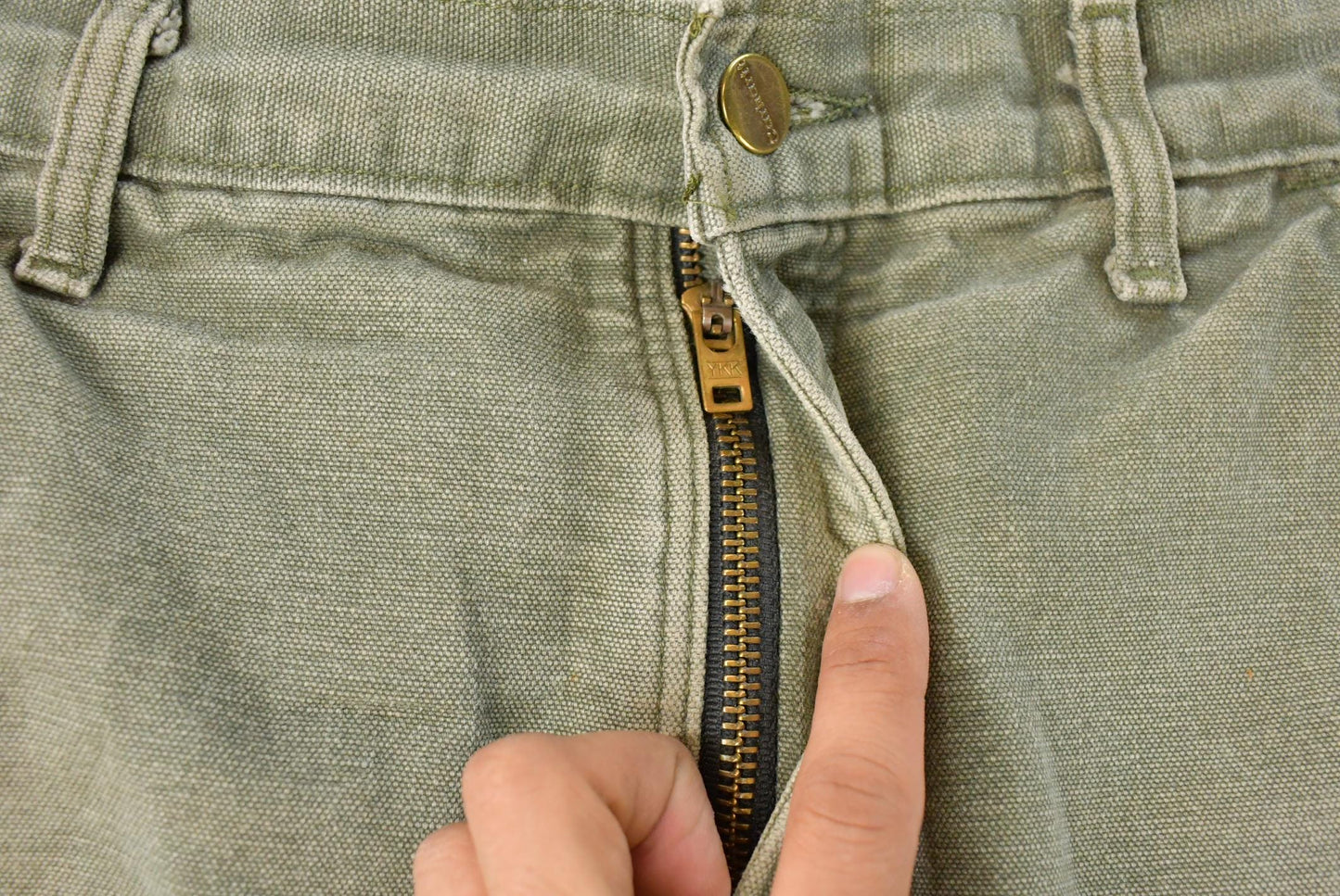 Vintage 1990s Thrashed Carhartt Carpenter Pants Men's 33 x 35.5