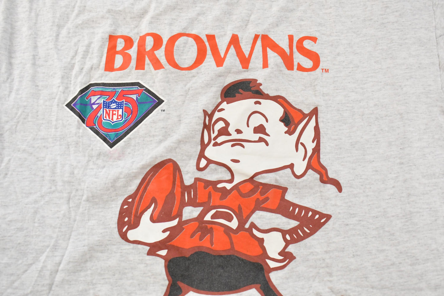 Vintage 1990s Cleveland Browns Nutmeg Mills NFL T Shirt Men's XL
