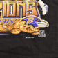 Vintage 2001 Baltimore Ravens Ray Lewis NFL Superbowl Champions Graphic T-Shirt Men's XL