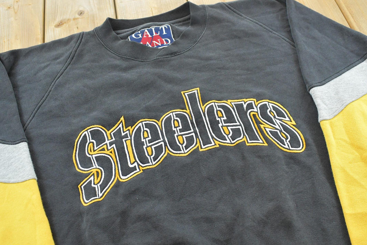 Vintage 1990s Pittsburgh Steelers Embroidered NFL Crewneck Sweatshirt Men's XL