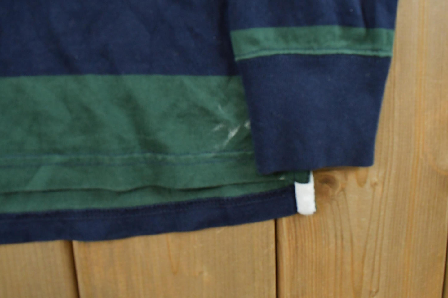 Vintage 2000s Ralph Lauren Rugby Embroidered Equestrian Long Sleeve Polo Shirt Men's Medium