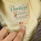 Vintage 1970s DeerWear Deer Skin Leather Bomber Jacket Made In USA Men's M