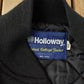 Vintage 1990s Holloway Embroidered Wool Leather Varsity Jacket Men's 2XL