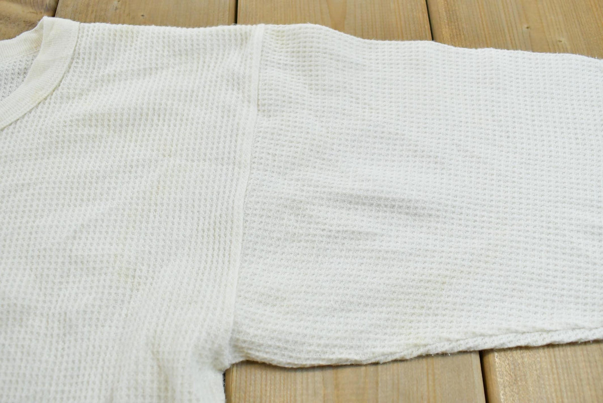 Vintage Y2K Hanes Thermal Long Sleeve Undershirt Men's L